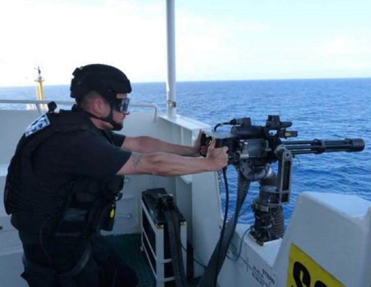 A Marine Escort Group officer training aboard a nuclear transport ship.
Submitted By: Matthew Okuhara
