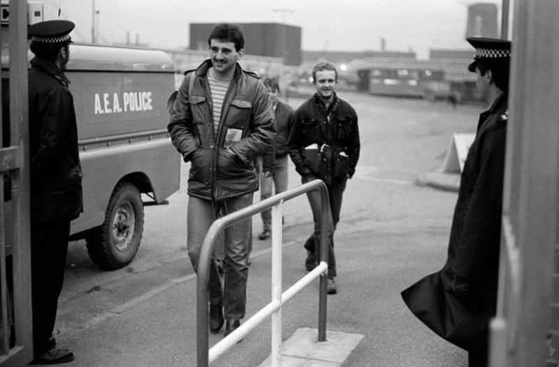 UKAEAC officers during a shift change at Sellafield in the 1980s.
Submitted by: Matthew Okuhara
