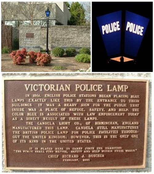British Blue Lamp Travels far and wide
Chief Richard J. Doscher., Chief of Police, Yuba City Police Department, California, is a Police Officer who upholds the strongest traditions of Policing. In February 2005, one of the oldest symbols of Policing in Great Britain was also erected outside of the Yuba City Police Headquarters, The Blue Lamp.
Keywords: Blue Lamp
