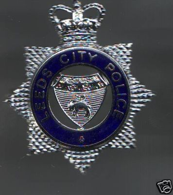 Leeds City Police QC Cap Badge
