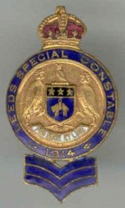 Leeds City Police Special Constable Lapel Badge
