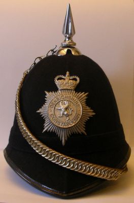 Denbigshire Constabulary Helmet
Keywords: headwear