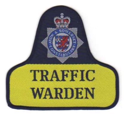 Avon & Somerset New Traffic Warden Patch