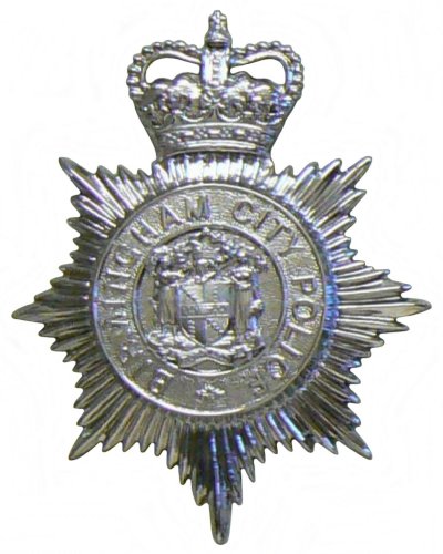 Birmingham City Police QC Helmet Plate