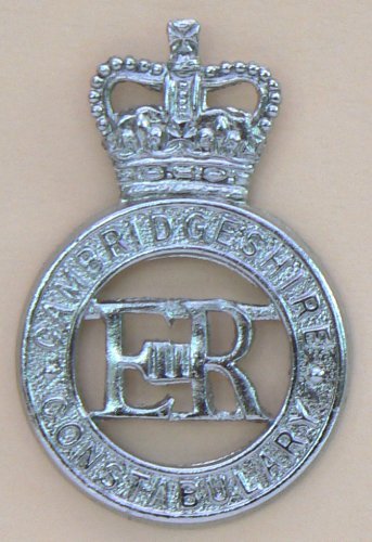 Cambridgeshire Constabulary QC Cap Badge (Ref 670)