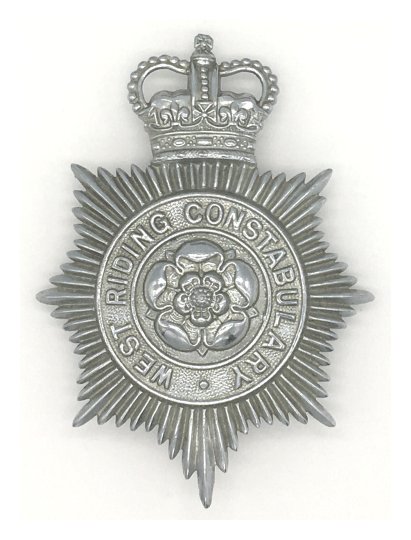 West Riding Constabulary QC Helmet Plate (936) - Click Image to Close