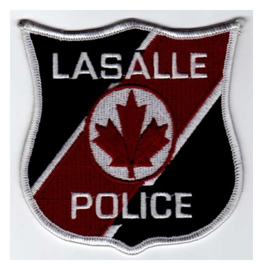 Lasalle Police Patch (Ref: 354)