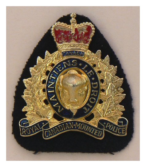 RCMP QC Cap Badge (Ref 734)