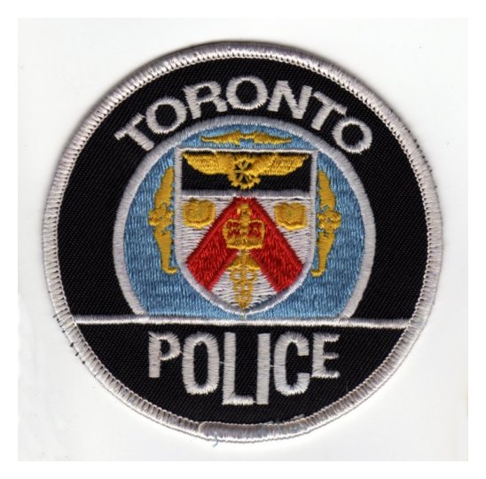 Toronto Police Patch (Ref: 318) - Click Image to Close