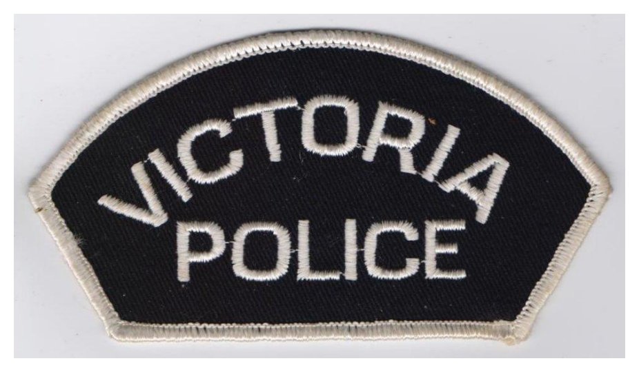 Victoria Police Shoulder Patch (Ref 606)