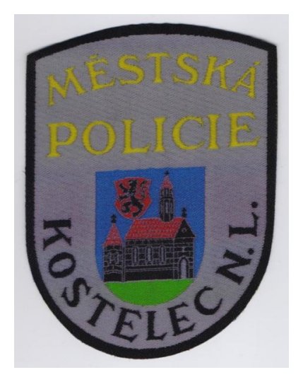 Kostelec Policie Patch (Ref 595)