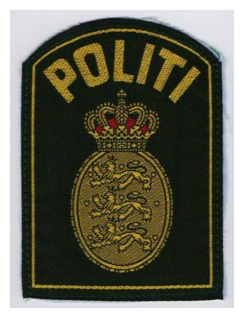 Denmark Police Patch (Ref 575)