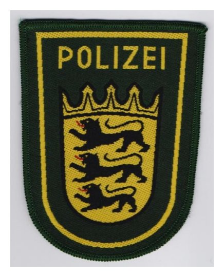 Baden-Württemberg Polizei Patch (Ref: N515)