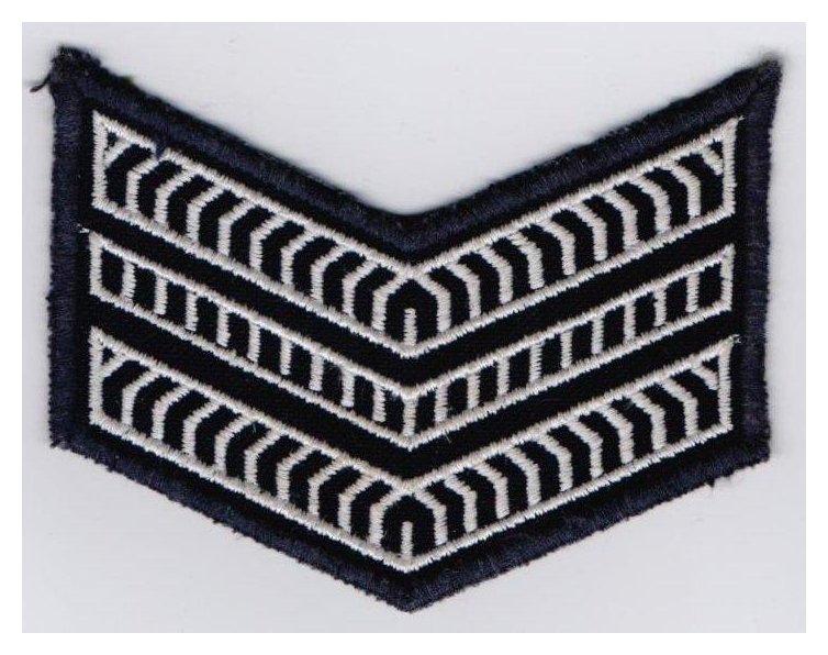 Sergeants Chevrons (1 only) (612)