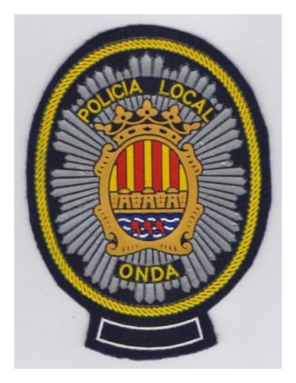 Onda Policia Local Patch (Ref: 543)