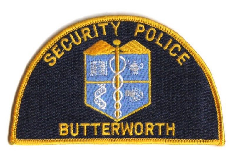 Butterworth Security Police Patch (Ref: 330)