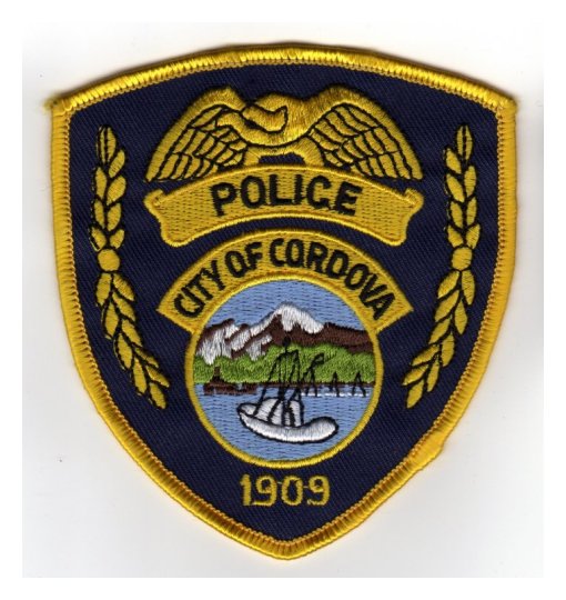 City of Cordova Police Patch (Ref: 297)