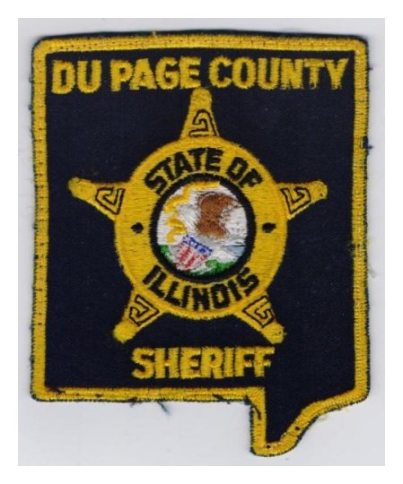Du Page County Sheriff Patch (Ref: 560)