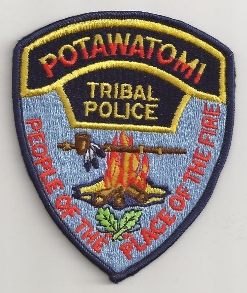 Potawatomi Tribal Police Patch (G229)