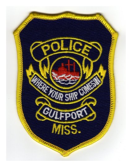 Gulfport Police Patch (Ref: 306)