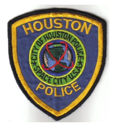 Houston Police Patch (Ref: 333)