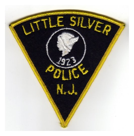 Little Silver Police Patch (Ref:291)