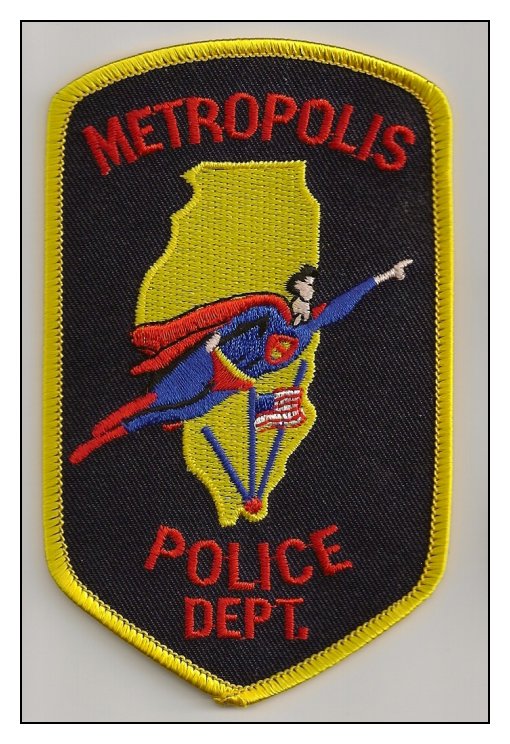 Metropolis Police Department patch (Superman)