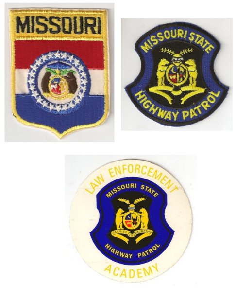 Missouri Highway Patrol and state patches (G207)