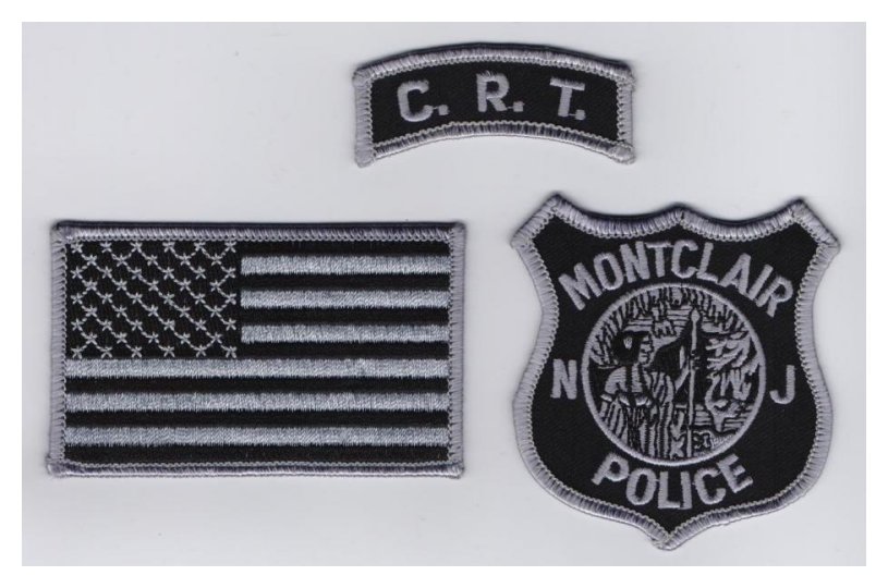 Montclair Police Critical Response Team Patches (Ref: 553)