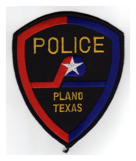Plano, Texas Police Patch (G290)