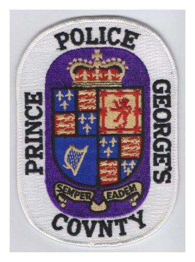 Prince George's County Police Patch (Ref: 572)